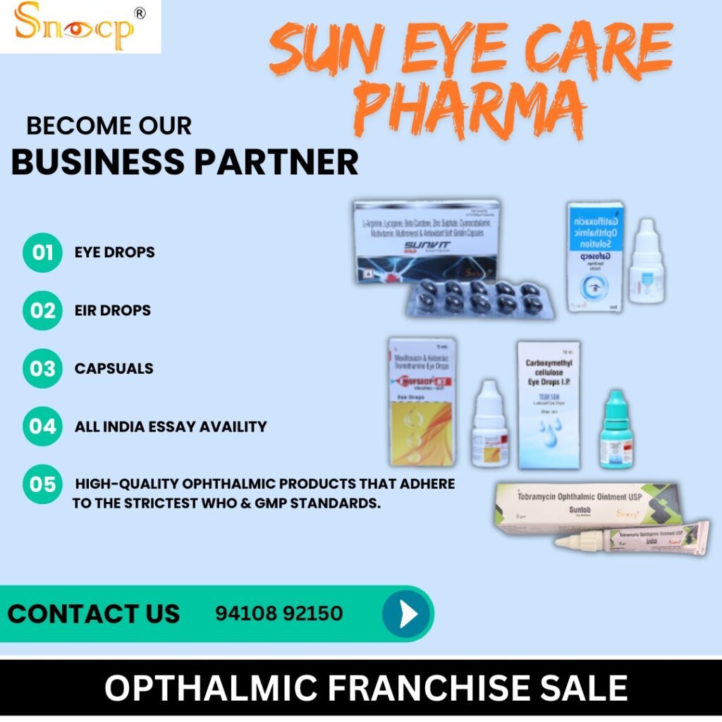 sun eye care pharma opthalmic franchise